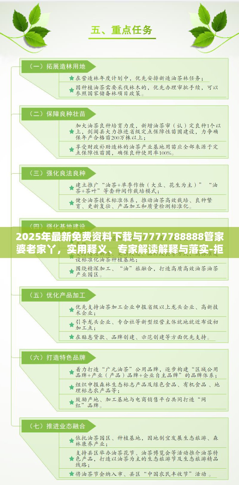 2025年最新免费资料下载与7777788888管家婆老家丫，实用释义、专家解读解释与落实-拒绝欺骗性承诺