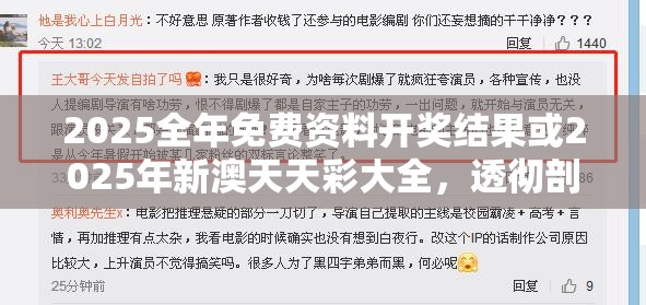 2025全年免费资料开奖结果或2025年新澳天天彩大全，透彻剖析、解释与落实-抵制不实的假包装